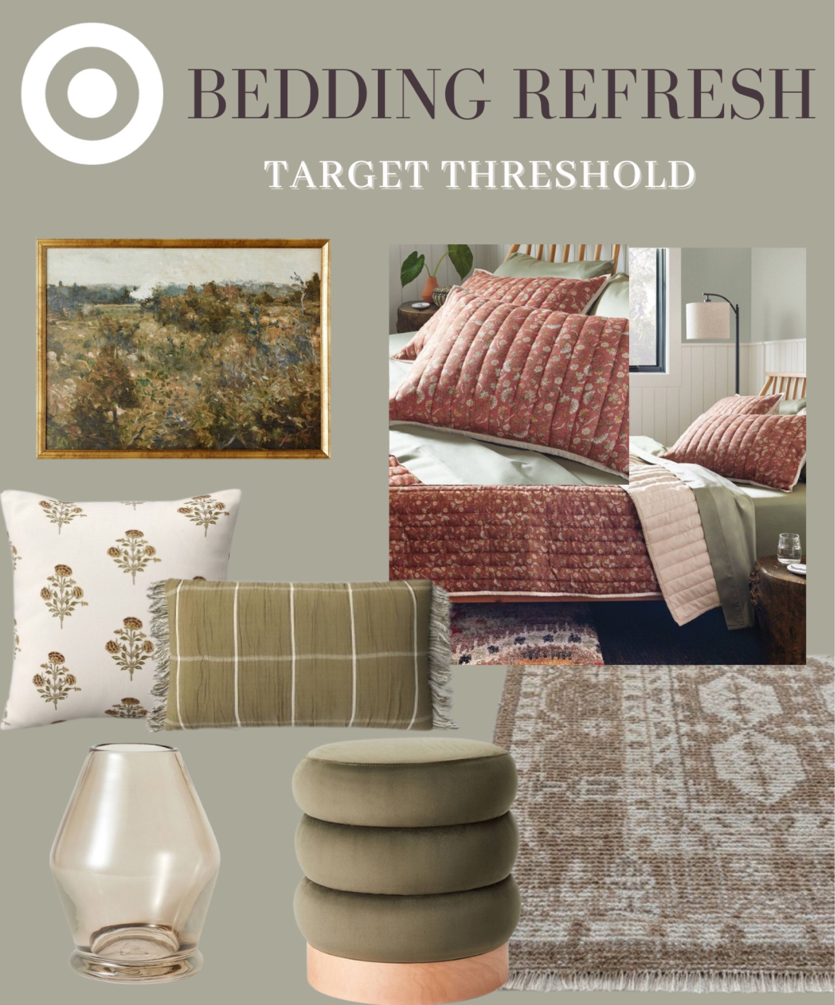Ready for a bedroom refresh? Target Circle Week ends today but there’s still time to get 20% off all Target bedding, including these pretty fall quilts. & hint, ALL Casaluna bedding is on sale 😍 


Fall bedding, neutral bedding, neutral bedroom, green quilt, Target circle week, #targetdeals #target #targetstyle #targetstylehome #bedroominspo #bedding #bedroomrefresh #neutralbedroom #studiomcgee #thresholdwithstudiomcgee 


