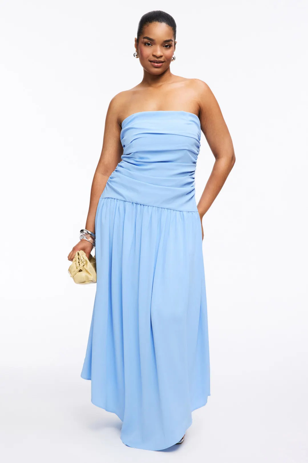 Strapless Drop Waist Dress | Rent the Runway