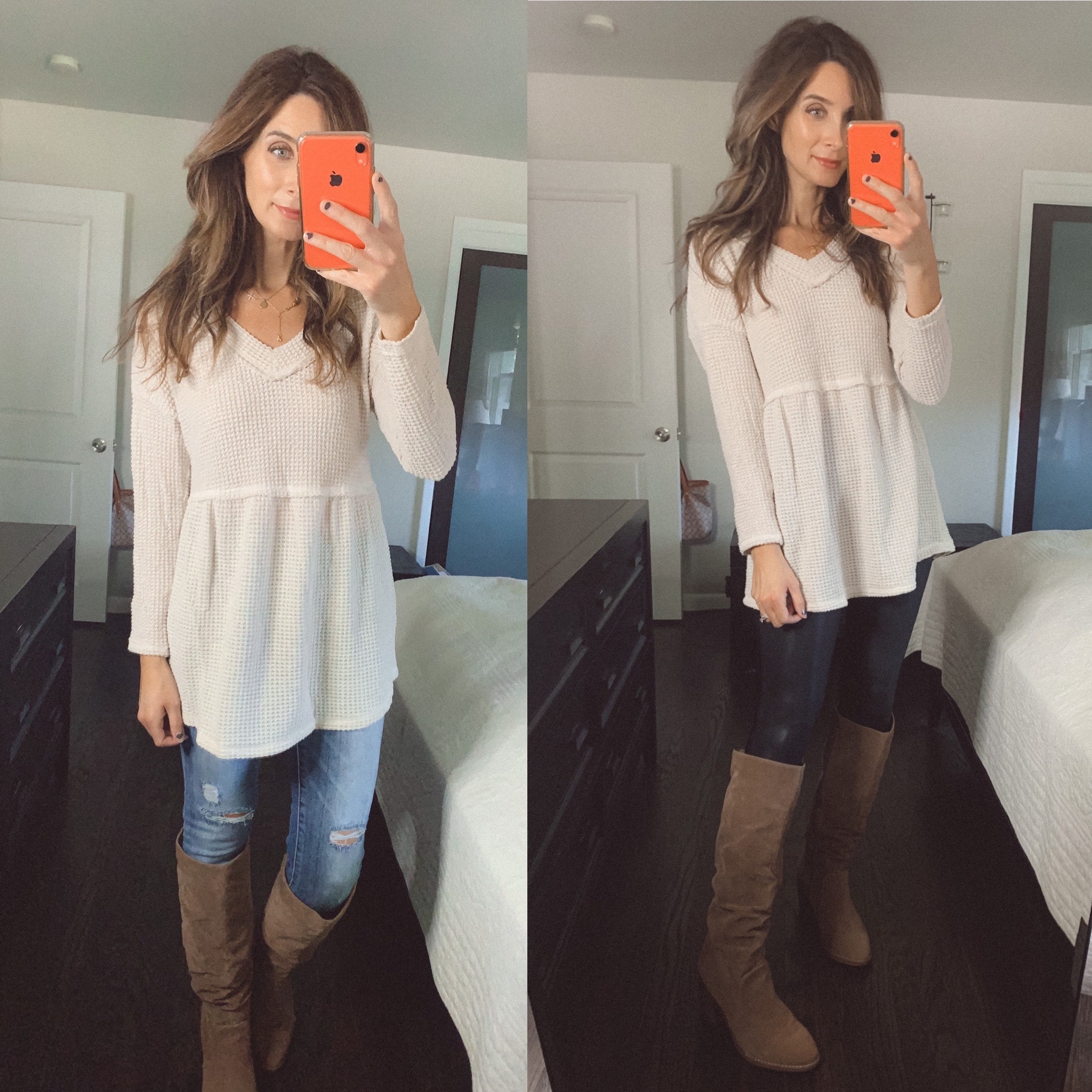 Waffle knit babydoll leggings top from Amazon. Soft and lightweight. Wearing a small. Love this top!

Spanx- size small

Fall outfits, amazon outfit 

#LTKSeasonal #LTKunder100 #LTKunder50