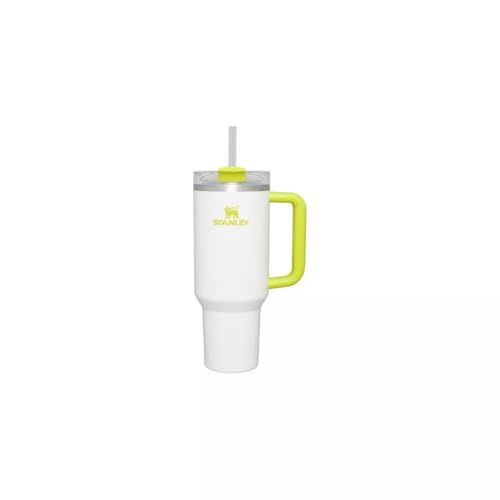 Stanley 40oz Stainless Steel H2.0 FlowState Quencher Tumbler Frost/Electric Yellow | Amazon (US)