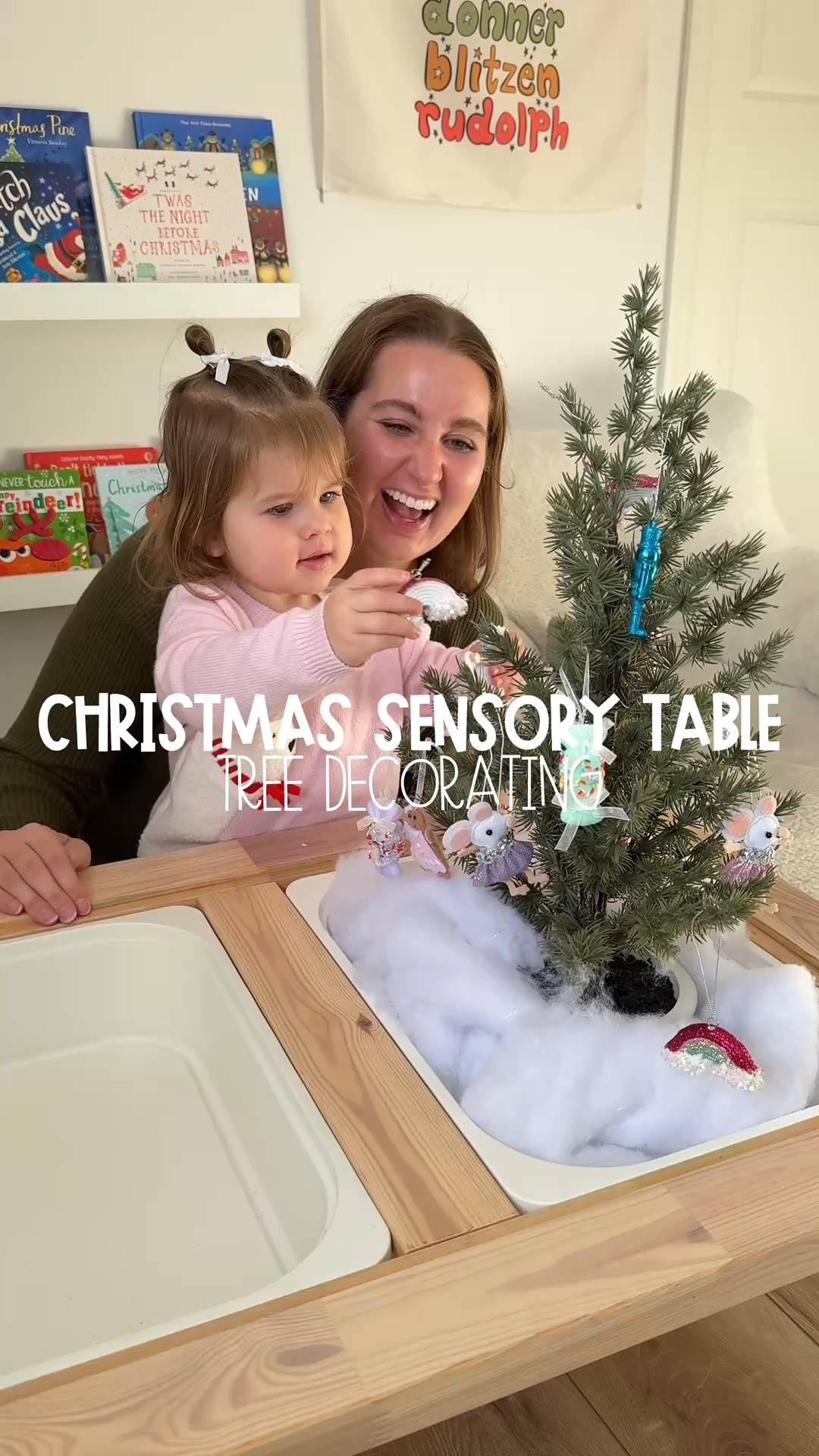 This tiny Christmas tree setup made our whole morning! ♥️ 
I set out a mini tree with a handful of toddler-friendly, unbreakable ornaments from @Hobby Lobby and the best part wasn’t even the activity itself… it was doing it together 🥹🤍

There was something so simple and sweet about decorating this little tree side-by-side.
Such an easy, low-prep sensory bin to bring in those cozy Christmas vibes and practice before we put up our real tree, too! Plus, it’s amazing fine motor practice, those tiny fingers working so hard to open the string and hang each ornament… it’s harder than it looks! 😅👏

If you need a festive toddler activity that feels fun, calm, and connected — this one is a must-try! 🎄✨

#toddleractivities #toddlerchristmas #sensorybin #cozychristmas #treedecorating 

#LTKKids #LTKHoliday #LTKSeasonal