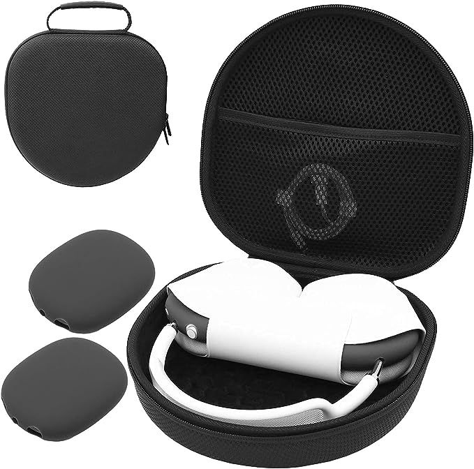 ProCase Hard Case for New AirPods Max, Travel Carrying Headphone Case with Silicone Earpad Cover ... | Amazon (US)