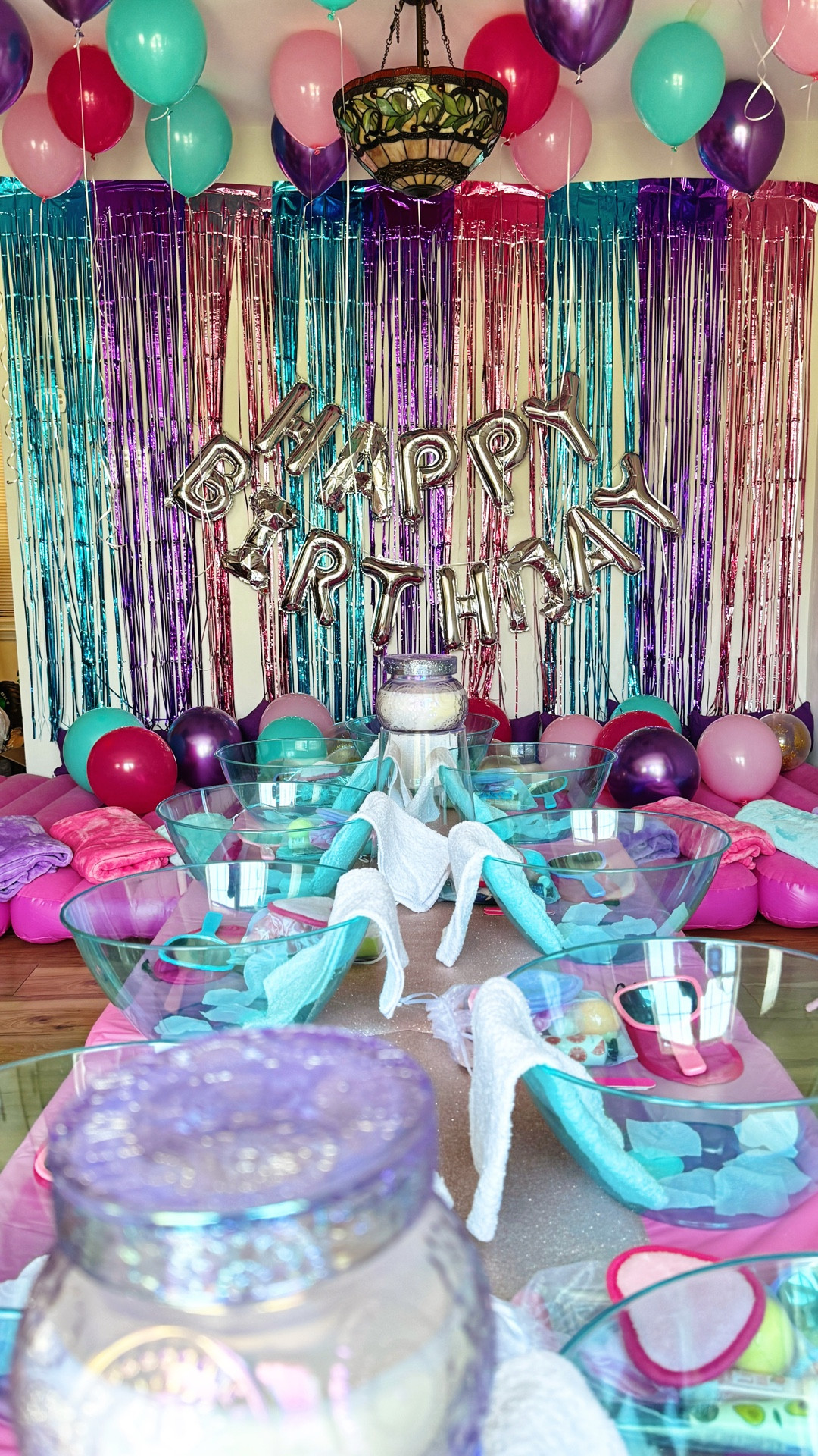 Affordable, adorable, and SO fun! 🧖🏾‍♀️✨ Izzy’s Spa Sleepover was a great time & easy to accomplish. 💗🩵💜

#LTKHome #LTKParties #LTKKids