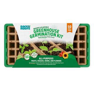 Greenhouse Germination Seed Starter Kit (50 cell) | The Home Depot