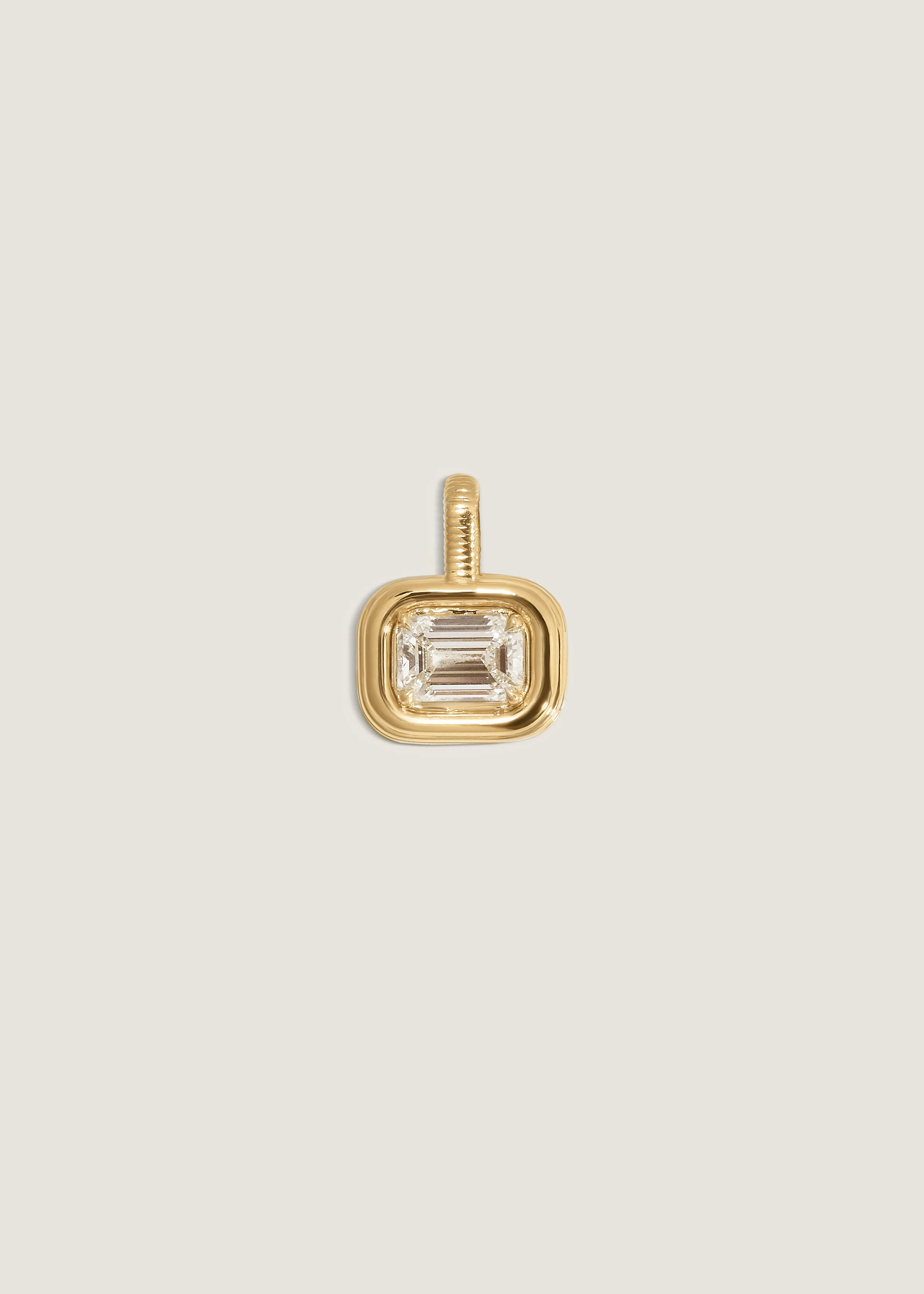 Margot Pendant Emerald Cut Diamond | Kinn Studio