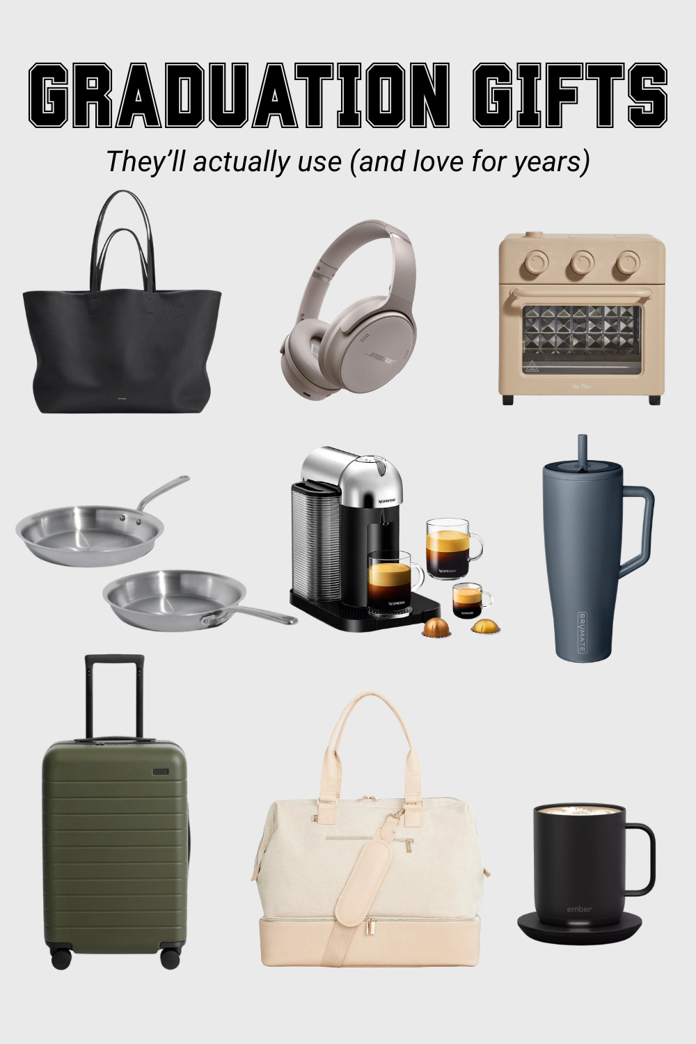 Graduation gifts they'll actually use (and love for years)