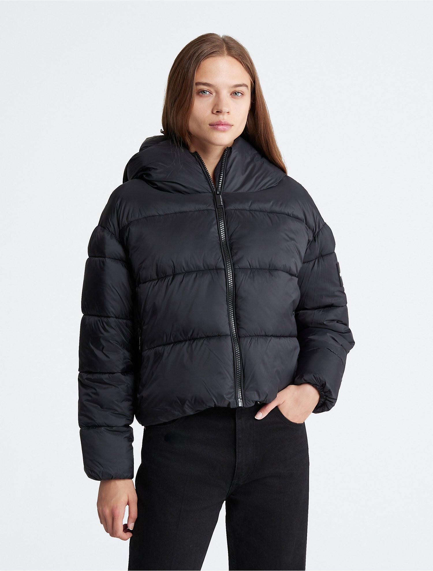 Repreve® Short Boxy Puffer Jacket | Calvin Klein | Calvin Klein (US)