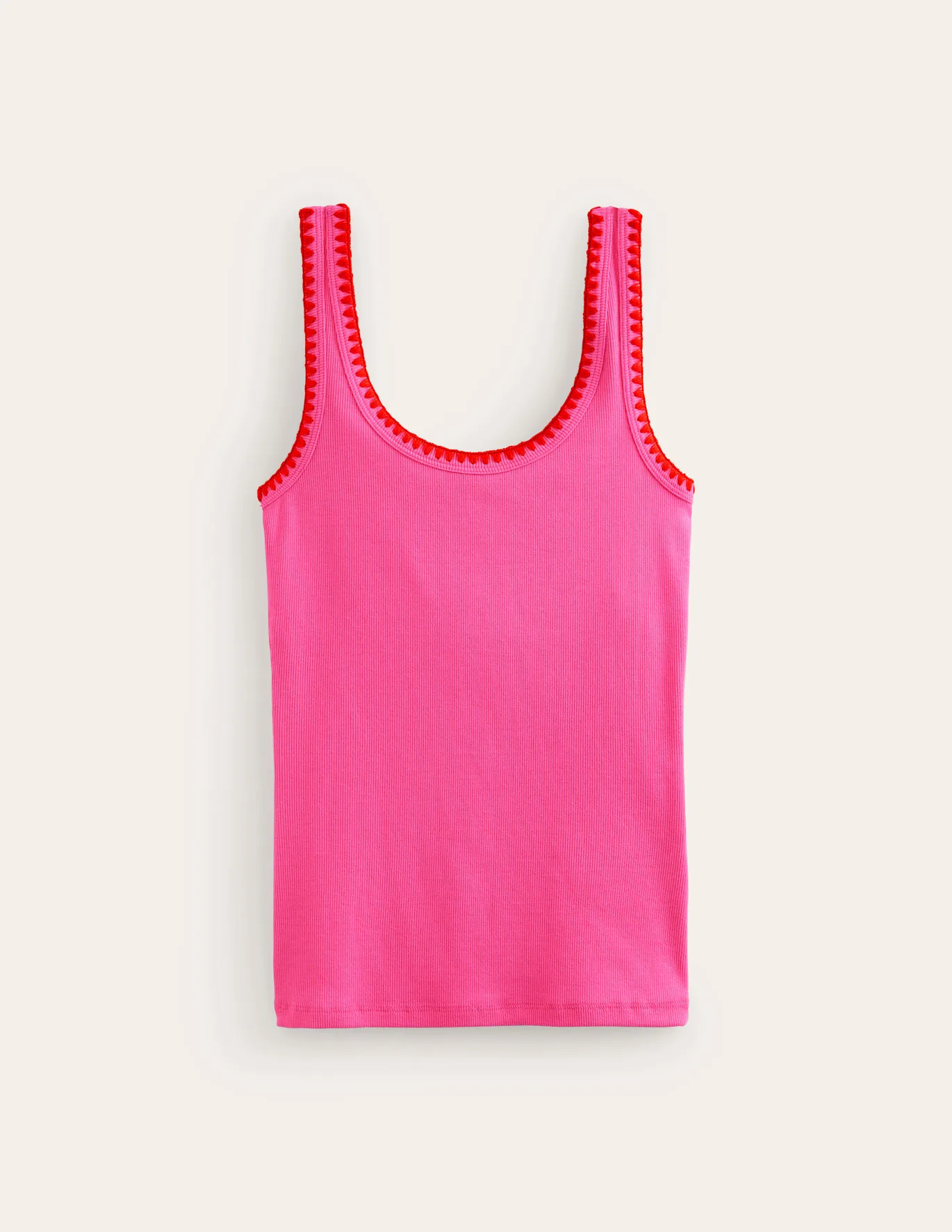 Crochet Trim Scoop Neck Vest | Boden (US)