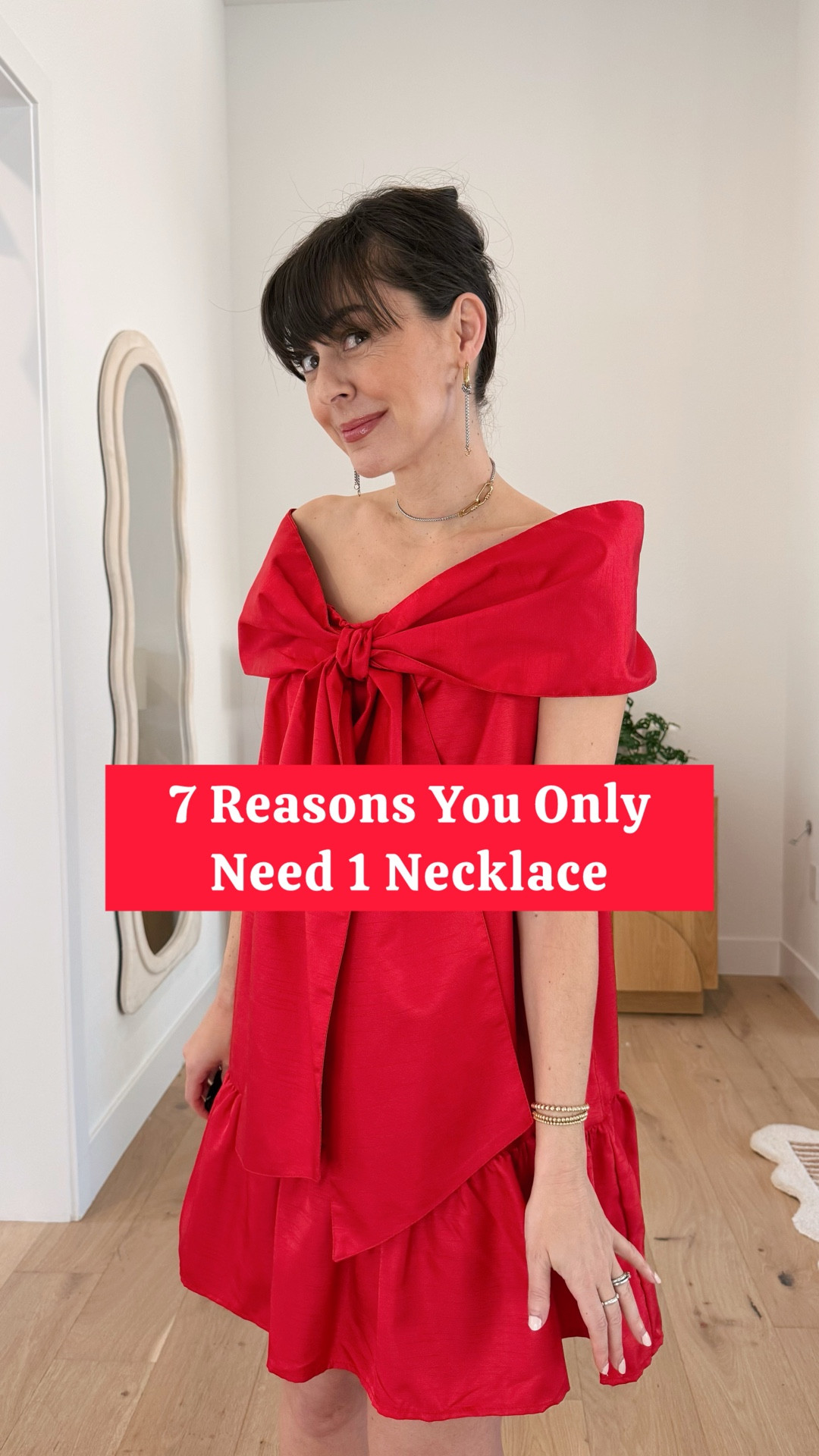 NEW CONVERTIBLE MIXED METAL NECKLACE - It’s easy to justify a piece like this. Here are seven outfits and ways to wear it from MTT 