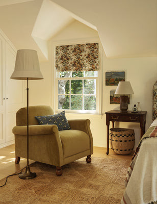 Lily Adjustable Floor Lamp by Heidi Caillier, Aged Brass | Lulu and Georgia 