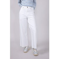 Hidden Nori High Rise Wide Leg Cropped Jeans for Women in White | Glik's