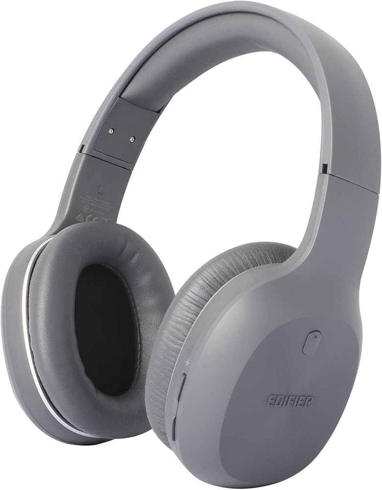 Edifier Fone de ouvido Bluetooth 5.1 W600BT - Cinza Escuro, Pequeno | Amazon (BR)