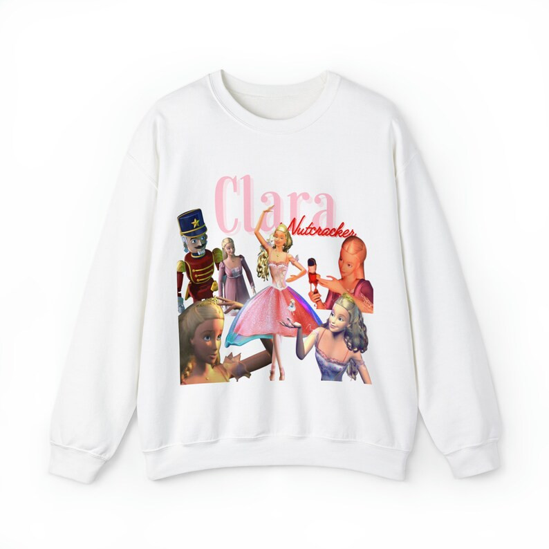 Barbie in the Nutcracker Crewneck Clara Sweater Sugar Plum - Etsy | Etsy (US)