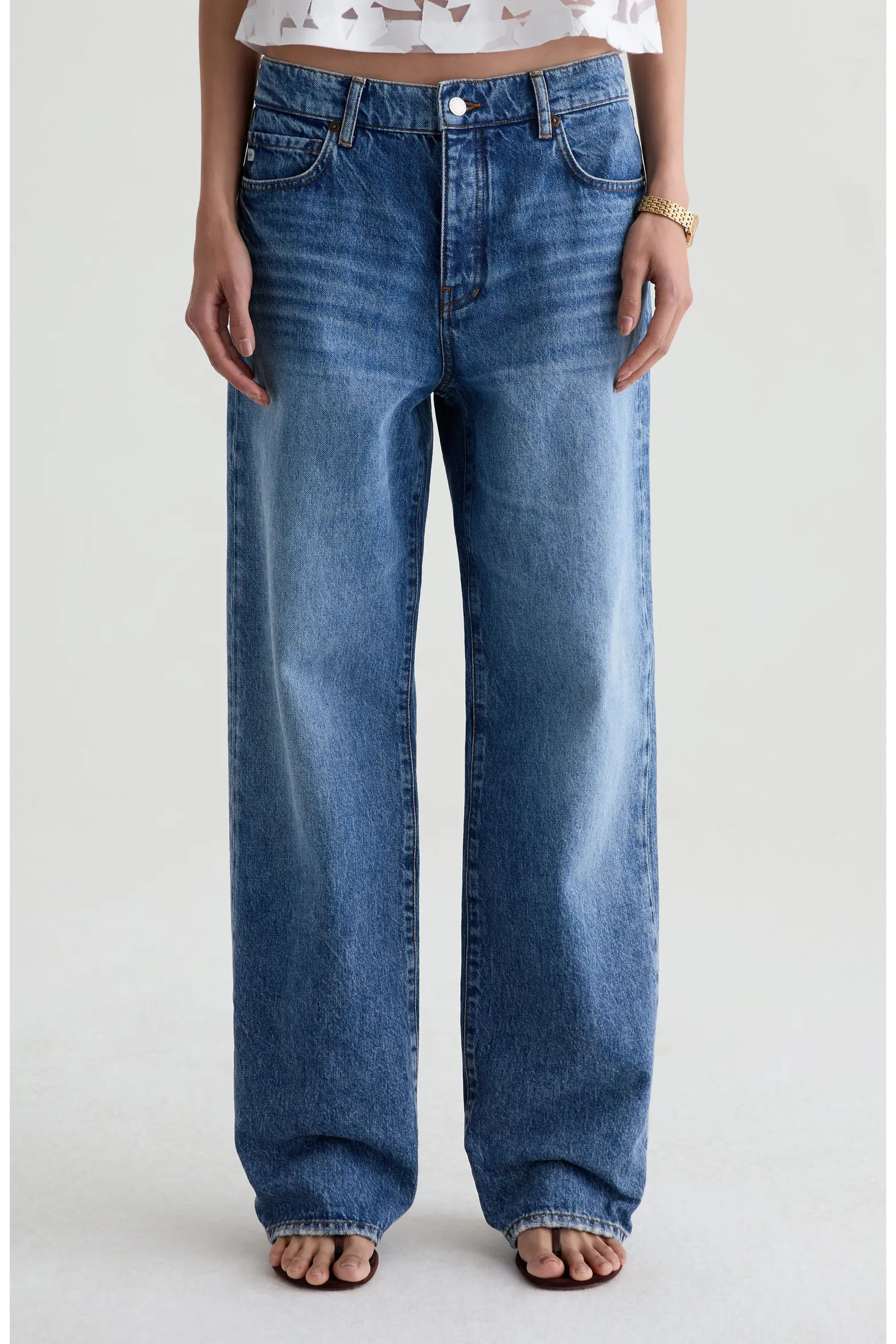 AG Billie High Waist Straight Leg Jeans (Women) | Nordstrom | Nordstrom
