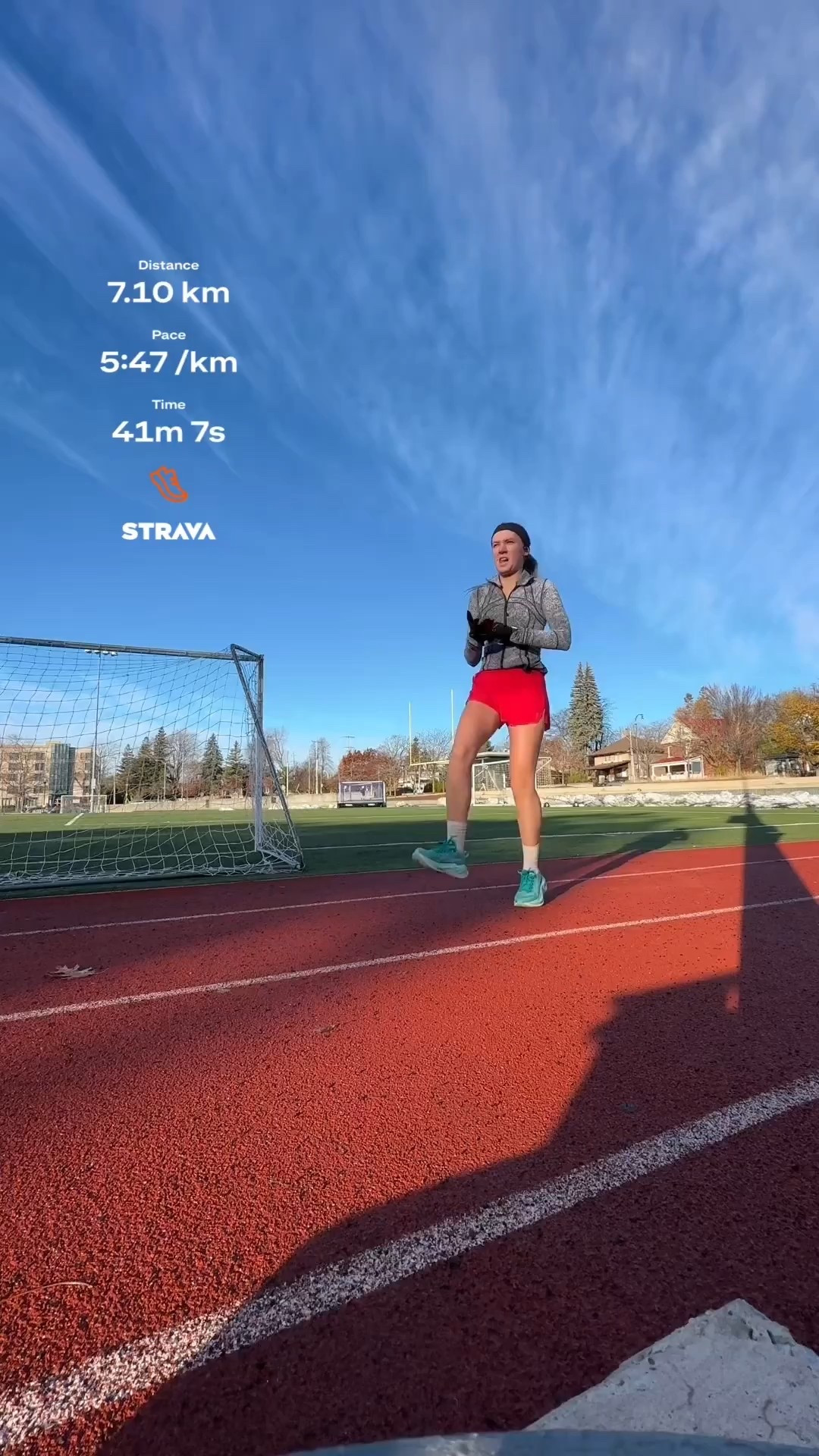 Cooler fall day at the track but still warm enough for shorts weather!! Not ready to start layering just yet so it's the perfect fall running outfit:)) Wearing a lululemon define jacket paired with flowy LSKD Accelerate running shorts! 🏃‍♀️‍➡️

I wear a size 4 in lululemon and a small in all LSKD products✨ 



#LTKfall #LTKfitness #LTKcanada