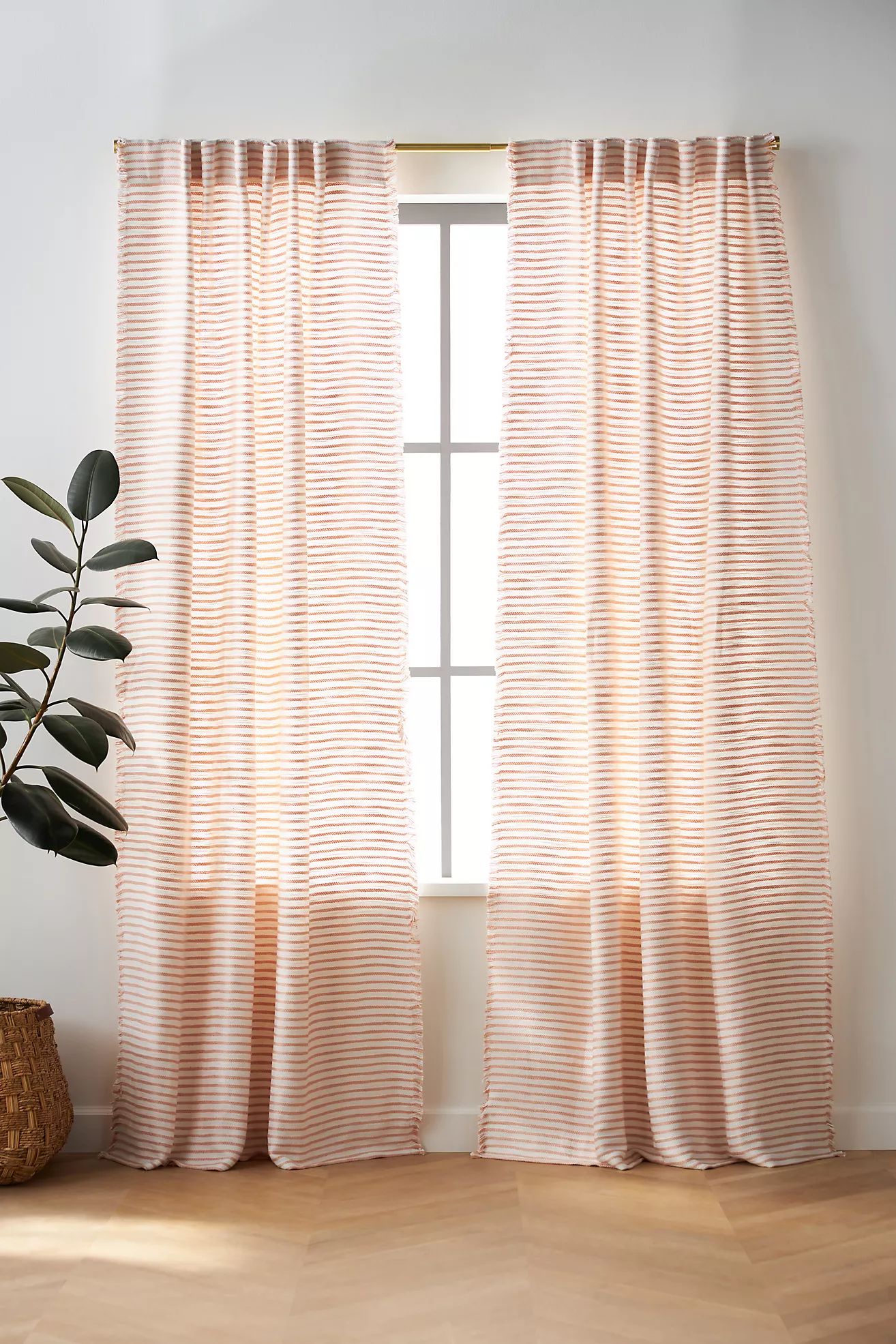 Luxe Linen Blend Curtain | Anthropologie (US)