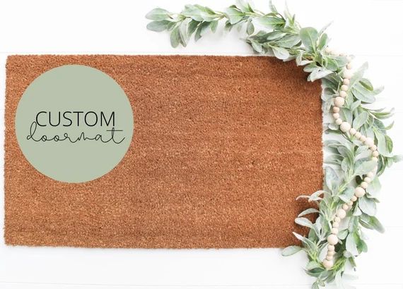 Custom Doormat- Doormat - Personalized Doormat - Wedding Shower Gift - Custom Doormat, Custom Wel... | Etsy (US)