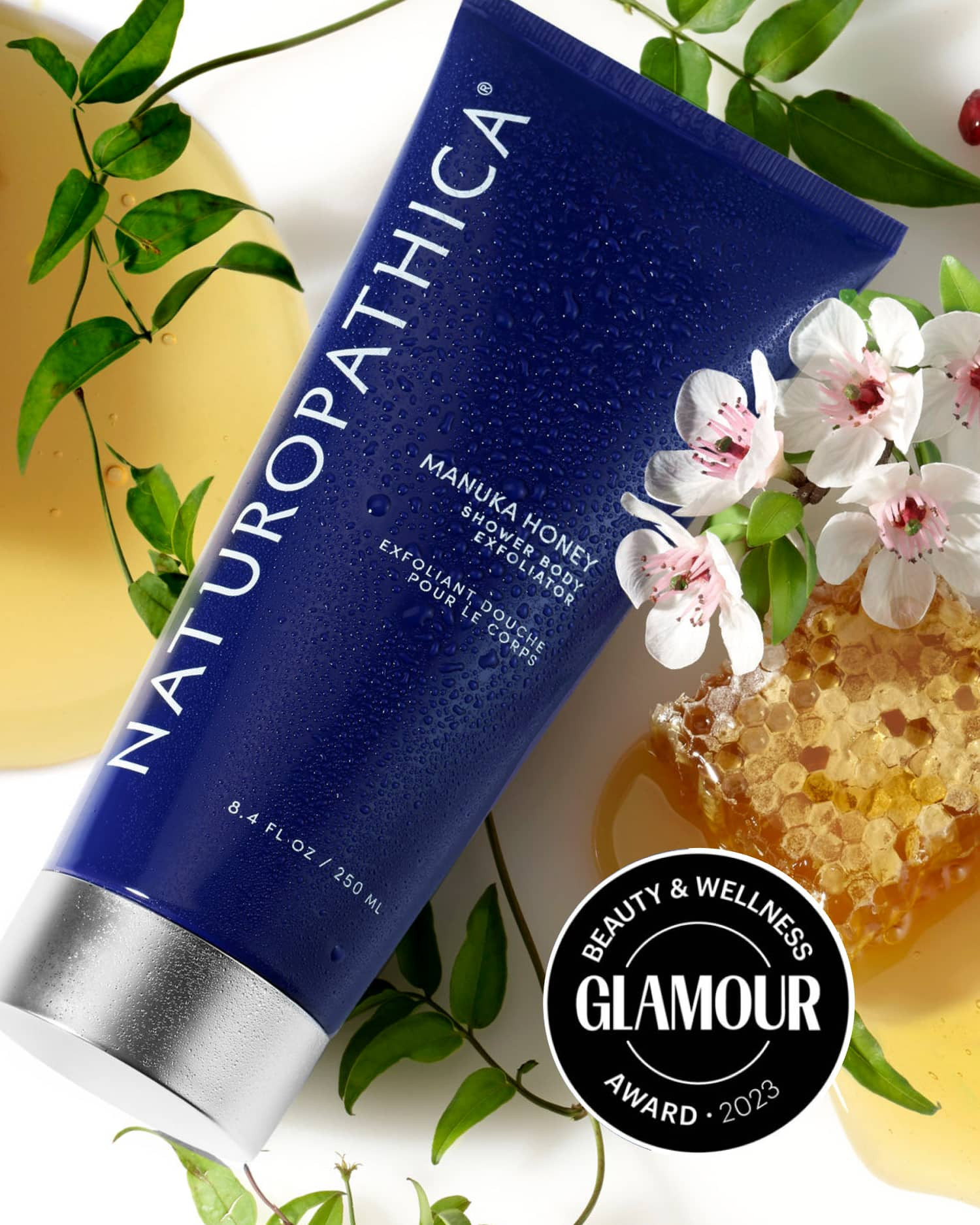 Manuka Honey Shower Body Exfoliator | Naturopathica