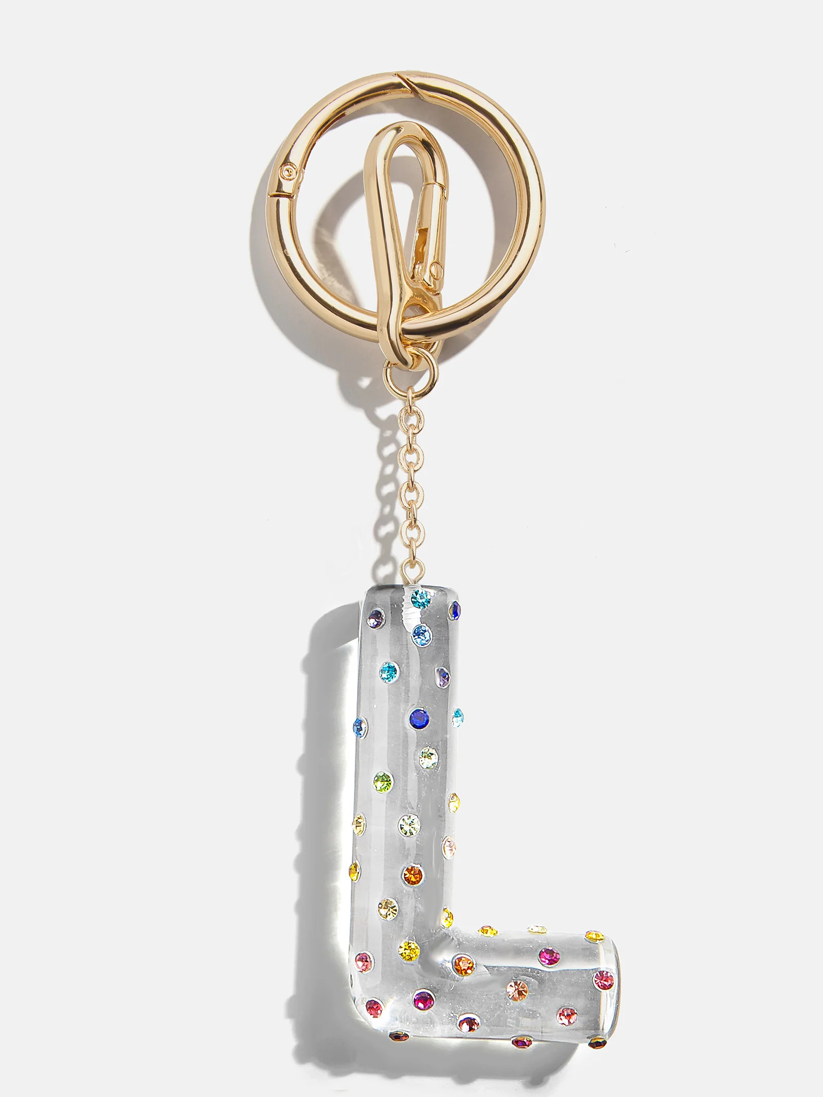 Confetti Initial Bag Charm - Multi | BaubleBar