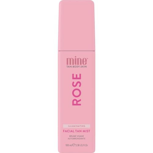 Minetan Rose Face Tan Mist | Clear Facial Self Tanning Spray | Gradual Daily Sunless Tanner, Infused | Soothing Rose Water & Vitamin C | Hydrating, Golden Glow Skin Finish | 3.38 Fl Oz | Amazon (US)