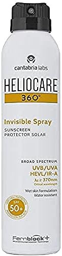Heliocare 360 Invisible Spray SPF50 200ml | Aerosol Sunscreen for Body | UVA UVB Visible Light In... | Amazon (UK)
