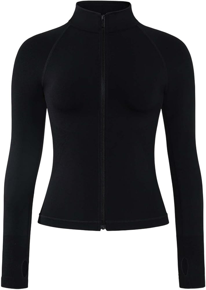 AUROLA Influence Athletic Workout Jacket for Women, Lightweight Slim Fit Full Zip Running Yoga Sp... | Amazon (US)
