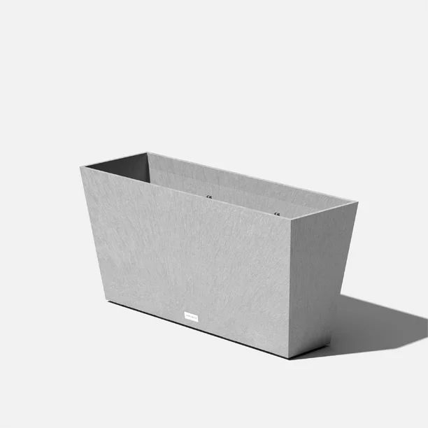 Veradek 31" x 9" x 16" Rectangle Gray Plastic Plant Planter - Walmart.com | Walmart (US)