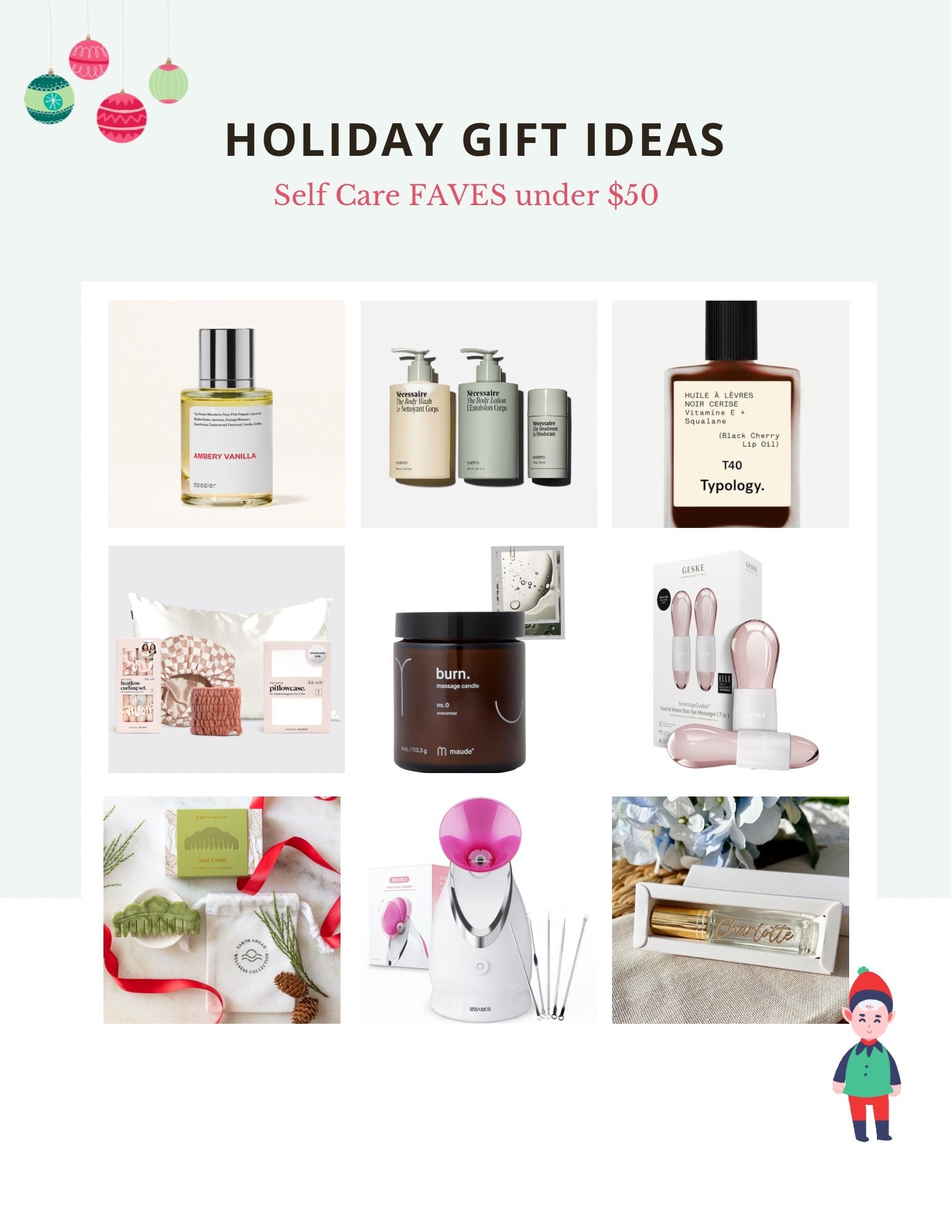 Holiday gift guide for self care! All gifts are under $50! Body care, facial care and relaxation 

#LTKGiftGuide #LTKHoliday #LTKCyberWeek