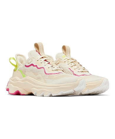 SOREL Chalk & Fuchsia Kinetic Breakthru Day LA Sneaker - Women | Zulily