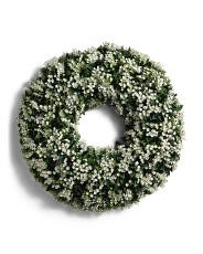 24in Uv Resistant Outdoor Safe Mini Star Blossom Wreath | TJ Maxx