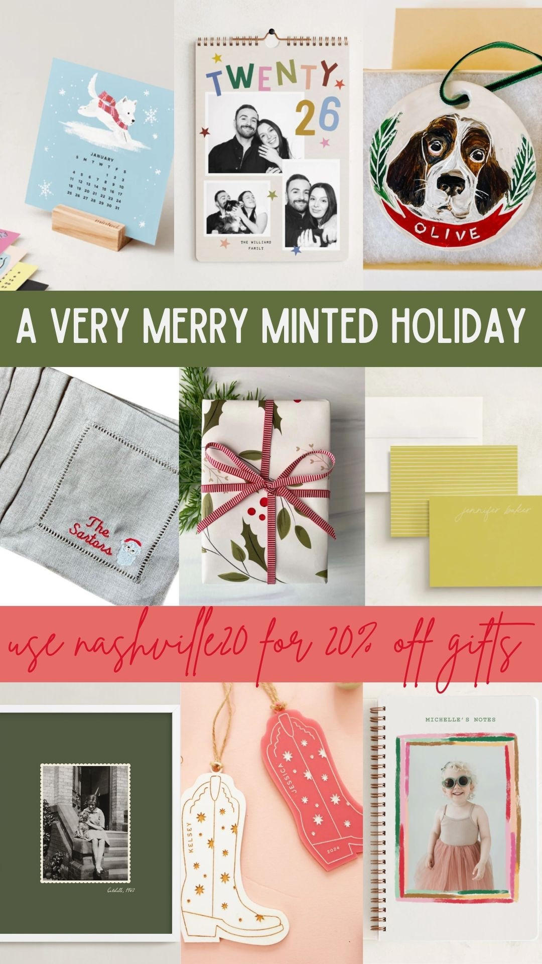 a very merry minted holiday | use nashville20 for 20% off through 12.31 

#LTKGiftGuide #LTKHoliday