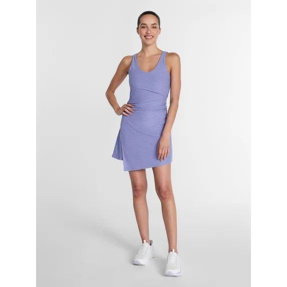 Athletic Works Women's and Women's Plus ButterCore Wrap Dress, Sizes XS-4X - Walmart.com | Walmart (US)