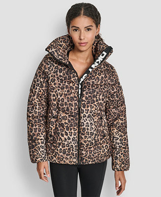 Women's Oversized Collar Quilted Puffer Jacket | Macy's