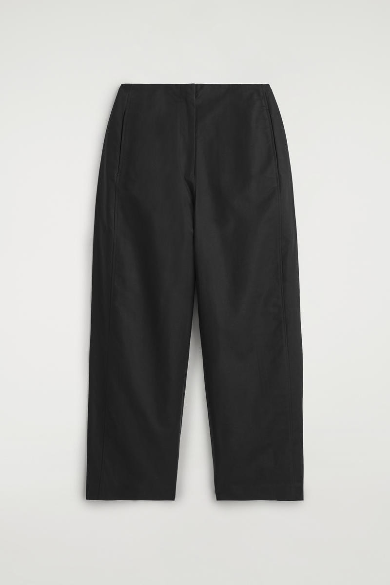 Pima Cotton Barrel-Leg Pants | COS (US)
