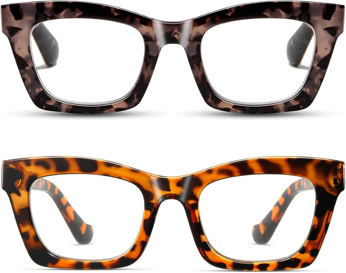 Hubeye Oprah Style Reading Glasses for Women Men Blue Light Blocking Computer Square Readers with... | Amazon (CA)