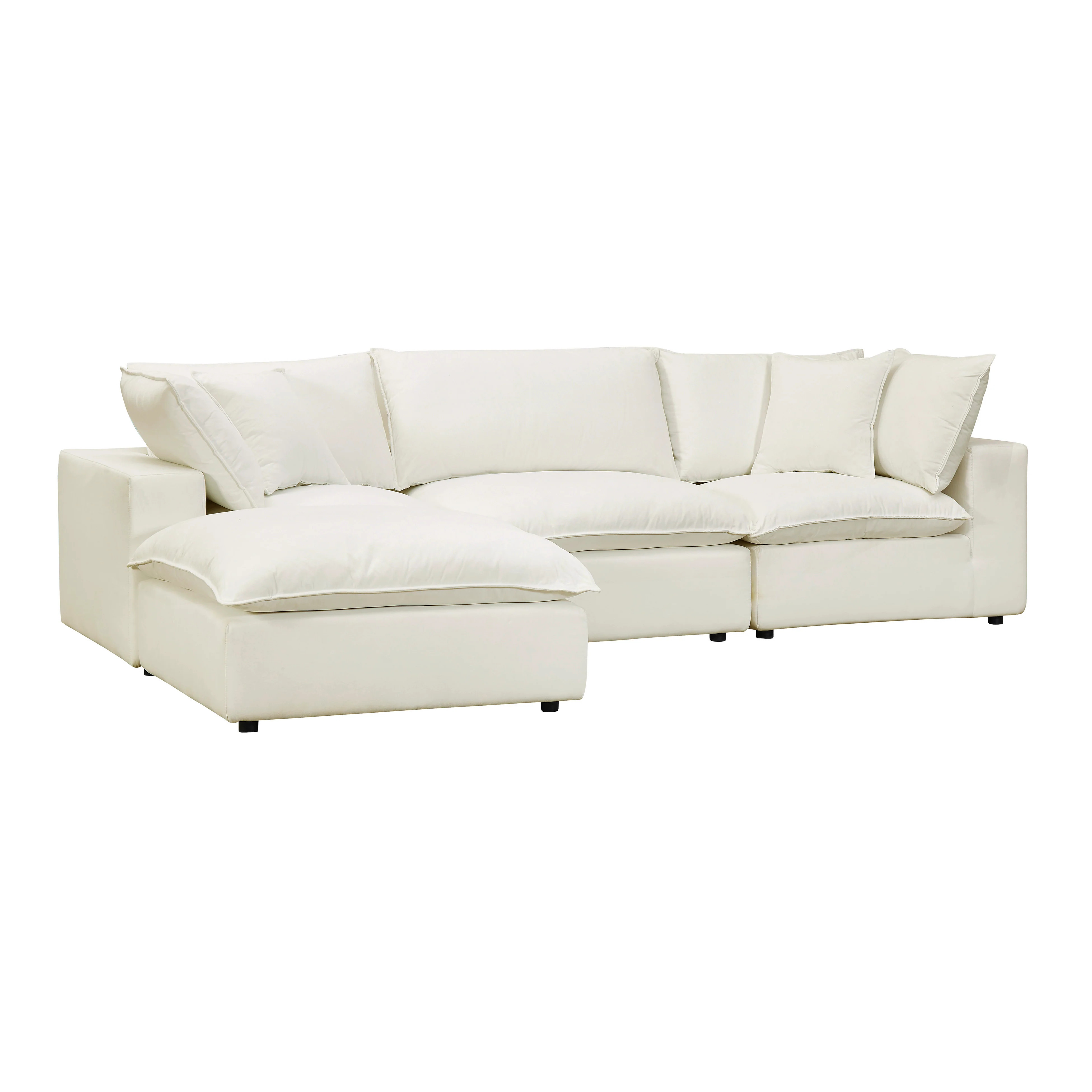 Cali 4-Piece Performance Fabric Modular Sectional | TOV Furniture