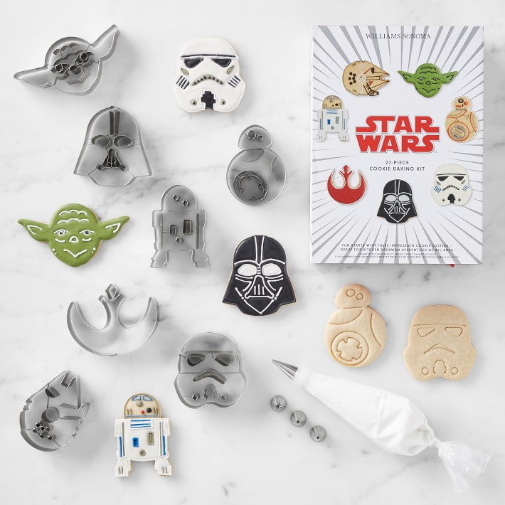 Star Wars™ Stainless-Steel Cookie Cutters, Set of 22 | Williams-Sonoma