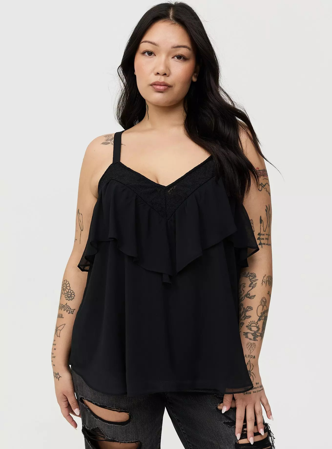 Ruffle & Lace Cami | Torrid (US & Canada)