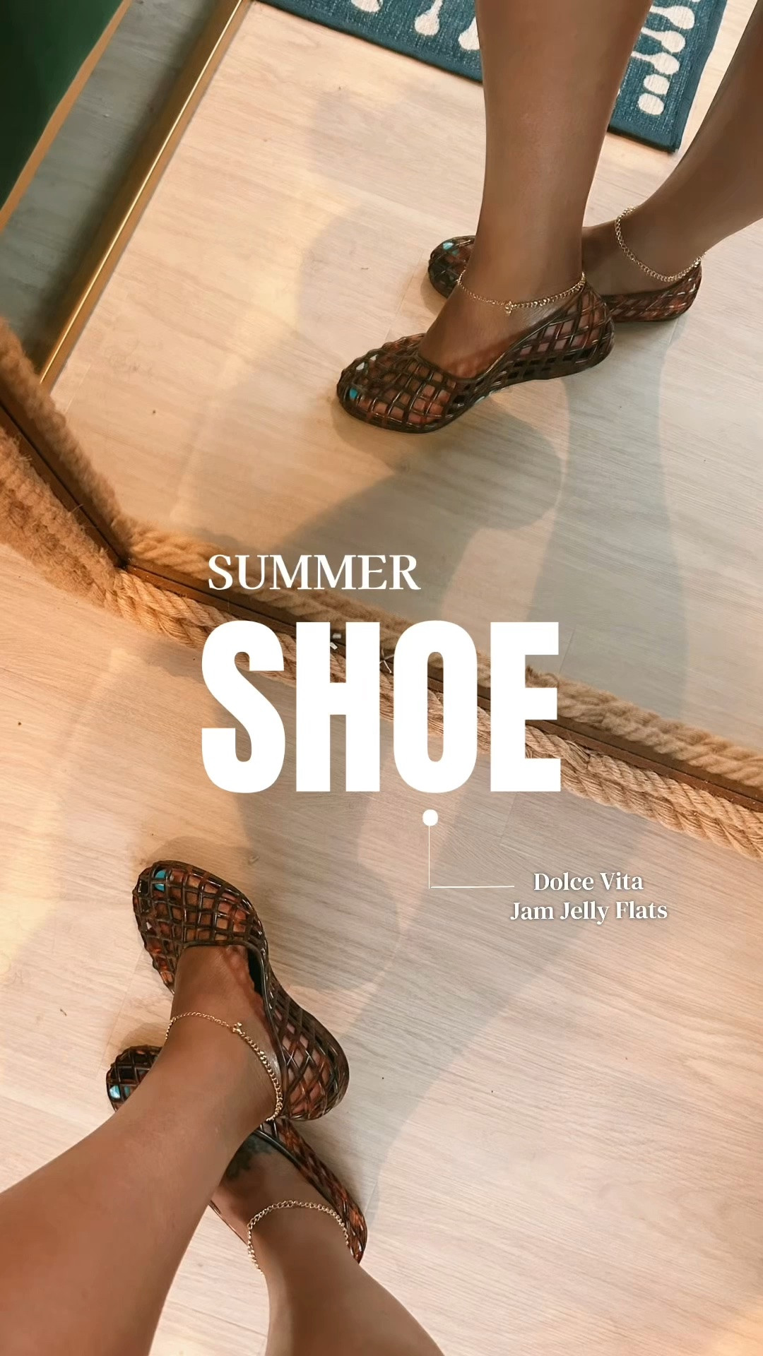 My feet love these jam jelly flats by Dolce Vita ! I already have them in 2 colors including this tortoise shell pair, and i’m retty sure i’ll be going back to add another in my Summer collection soon. 
Sooo cute. Sooo comfy. 
No blisters ✋🏾😩🤚🏾

#LTKootd #LTKOver40 #LTKSeasonal