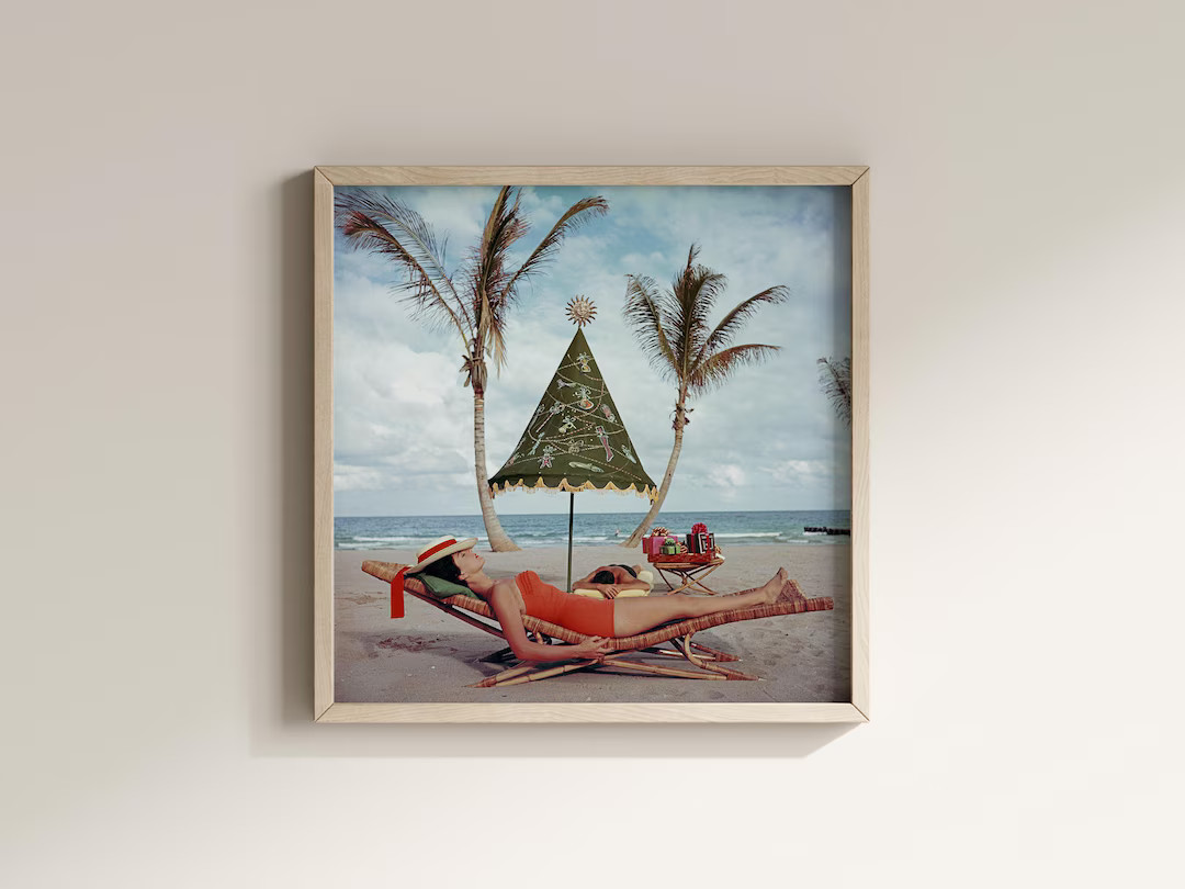 Slim Aarons Palm Beach Idyll Print , Vintage Photography Print - Etsy | Etsy (US)
