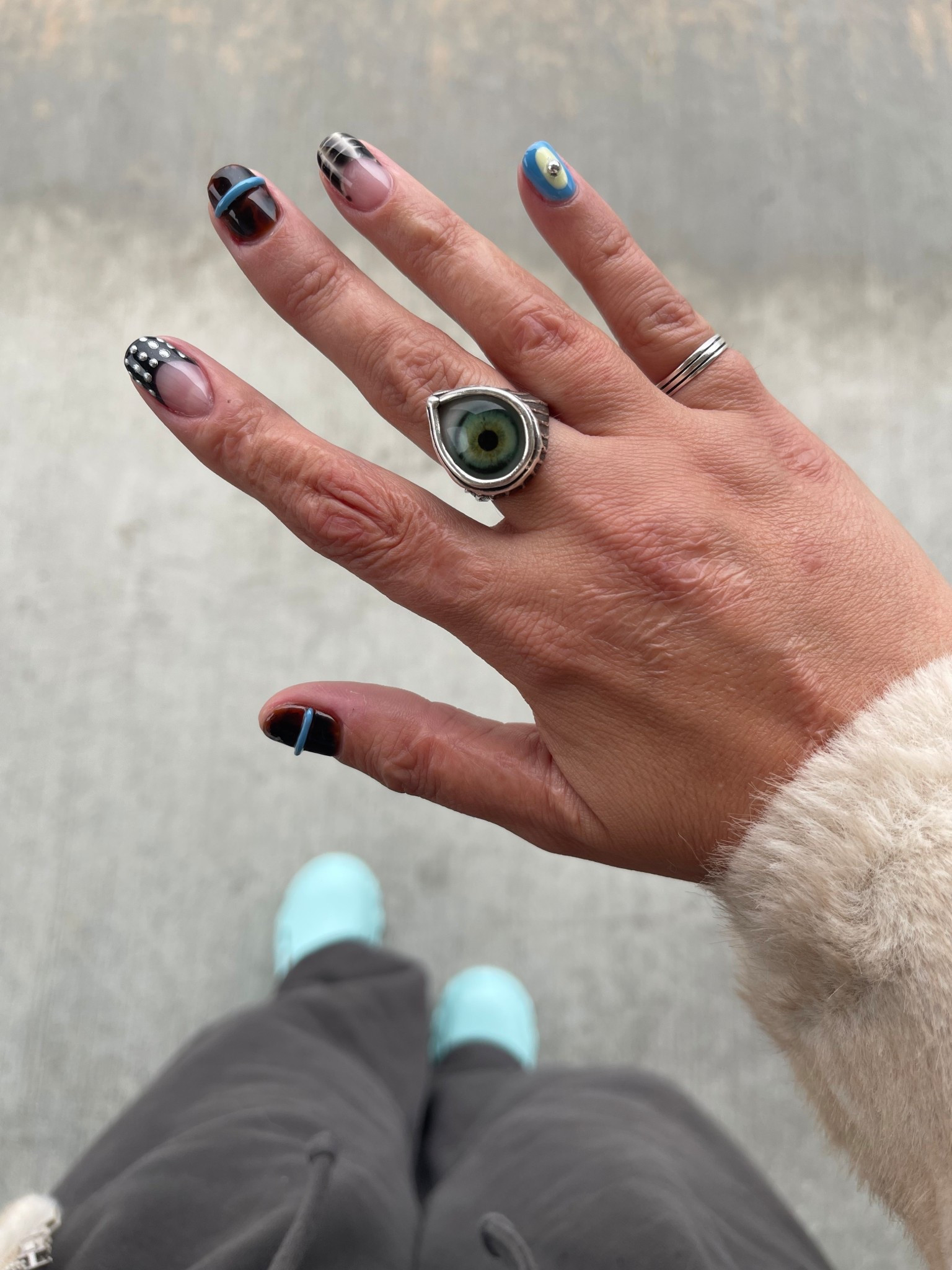 Fresh mani paired well with this fit & jewels 👁️ 💎 

#LTKootd #LTKdayinmylife