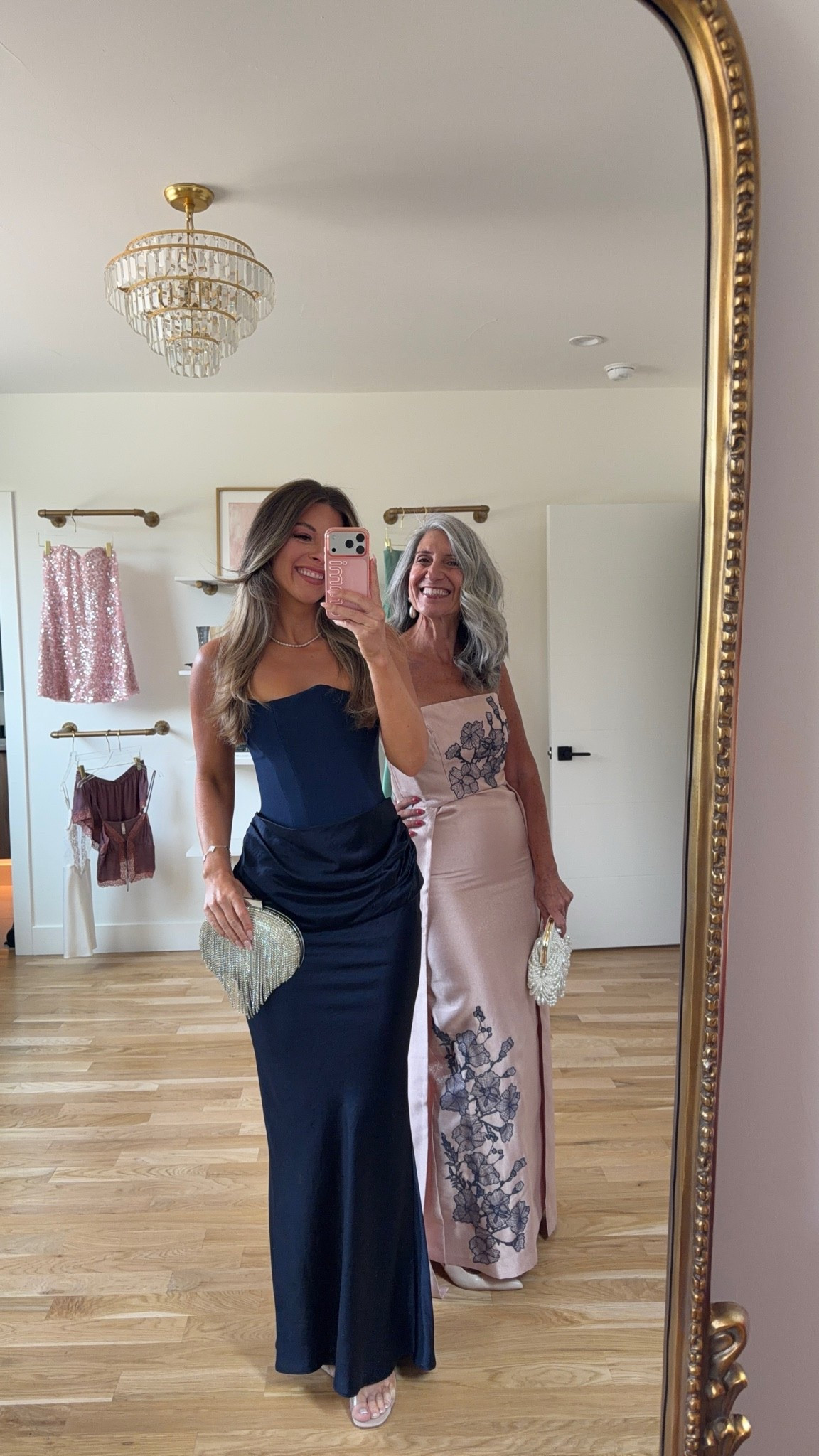 mom & me wedding guest navy strapless gown and blush floral-embroidered gown, perfect for black tie or formal event 💍💐

electric picks code: emerson20

normally wear a small/2

mom wears a medium/6
size up in blush kay under 


mom & me dresses, wedding guest dresses,  black tie wedding guest, mother of the bride, mother of the groom, wedding guest outfit ideas, cocktail attire, seasonal formal event dresses

#LTKootd #LTKgrwm #LTKWedding