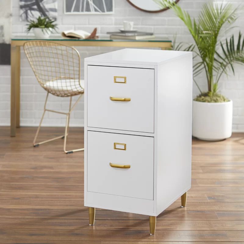 Dahle 15'' Wide 2 -Drawer Vertical Filing Cabinet | Wayfair North America