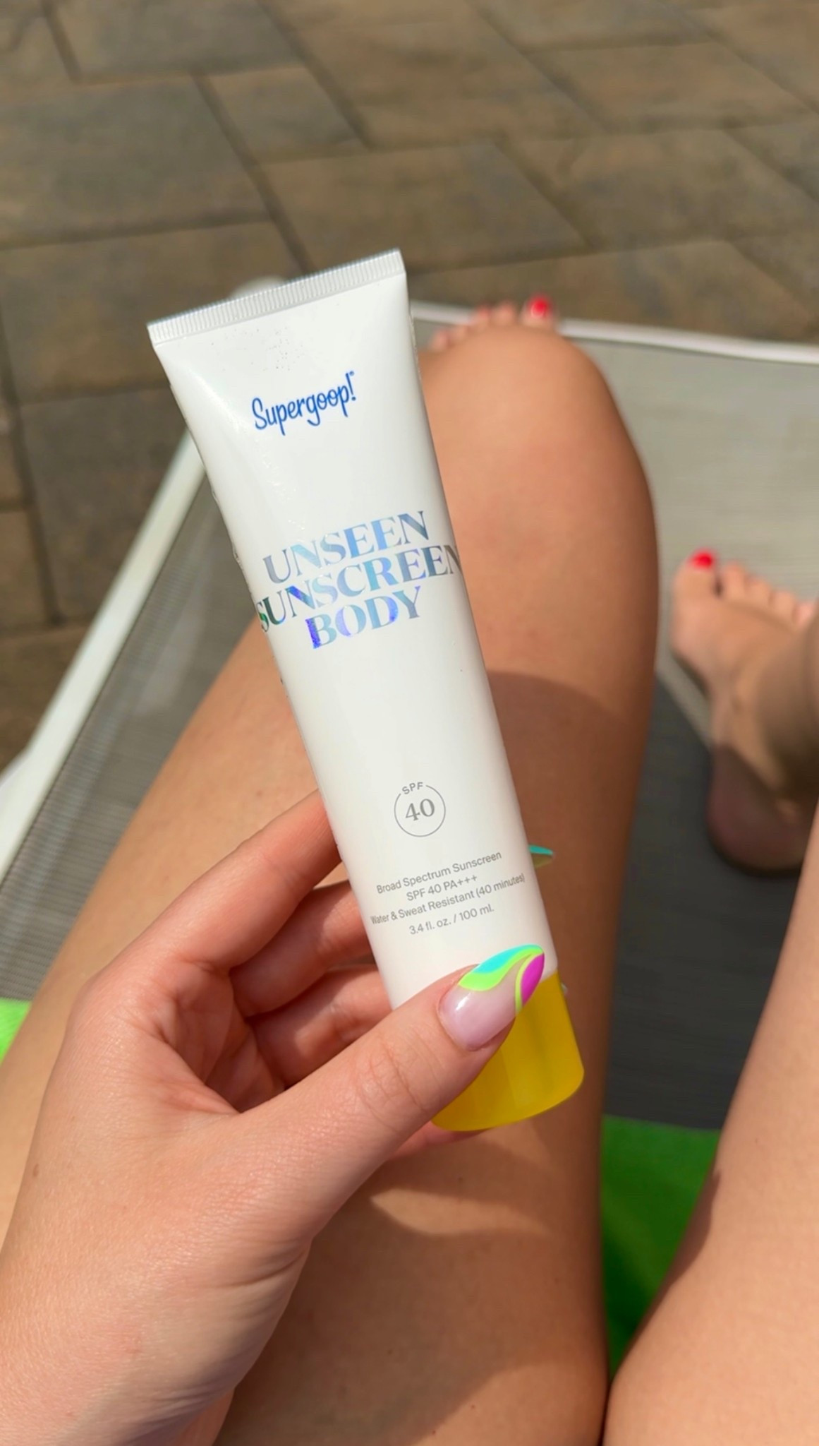 The best body sunscreen! No white cast, silky satin feeling, blends perfectly. Feels like you’re wearing nothing! Love a gel sunscreen!

#LTKTravel #LTKSwim #LTKBeauty