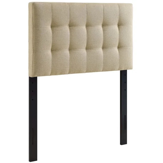Modway Lily Tufted Headboard, Twin, Beige | Walmart (US)