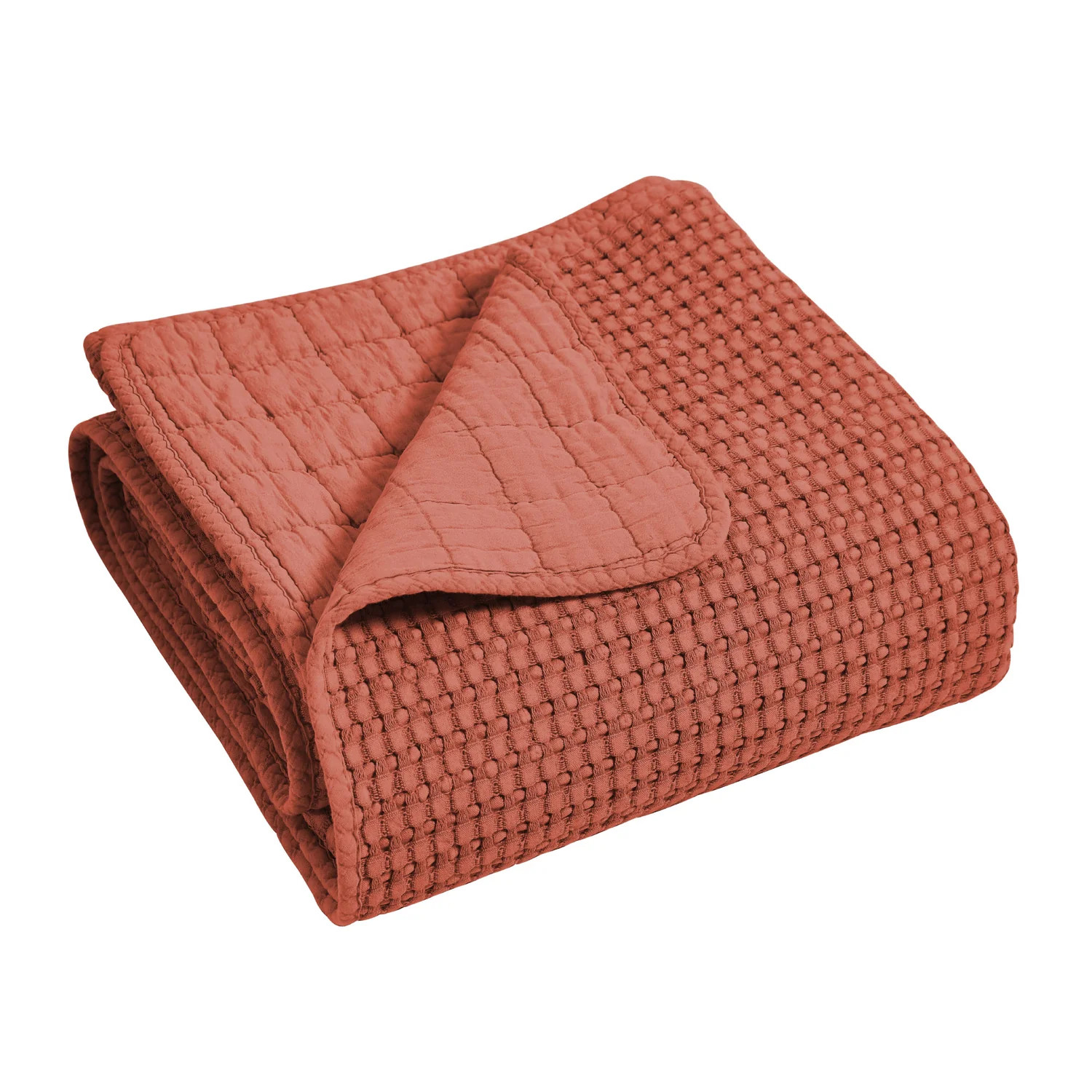 Mills Waffle Quilted Throw | Levtex Home