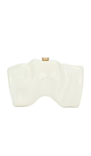 Cult Gaia Scrunch Clutch in White. | Revolve Clothing (Global)