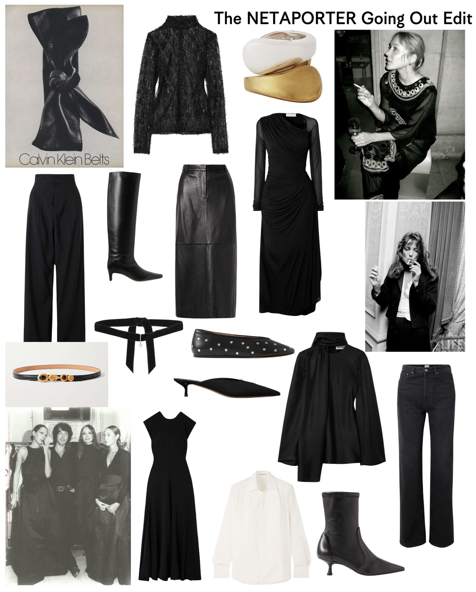 AD The going out edit with NETAPORTER | Lace Top | Tailored Trousers | Gold Jewellery | Black Choker 

#LTKpartywear #LTKstyletip #LTKgrwm