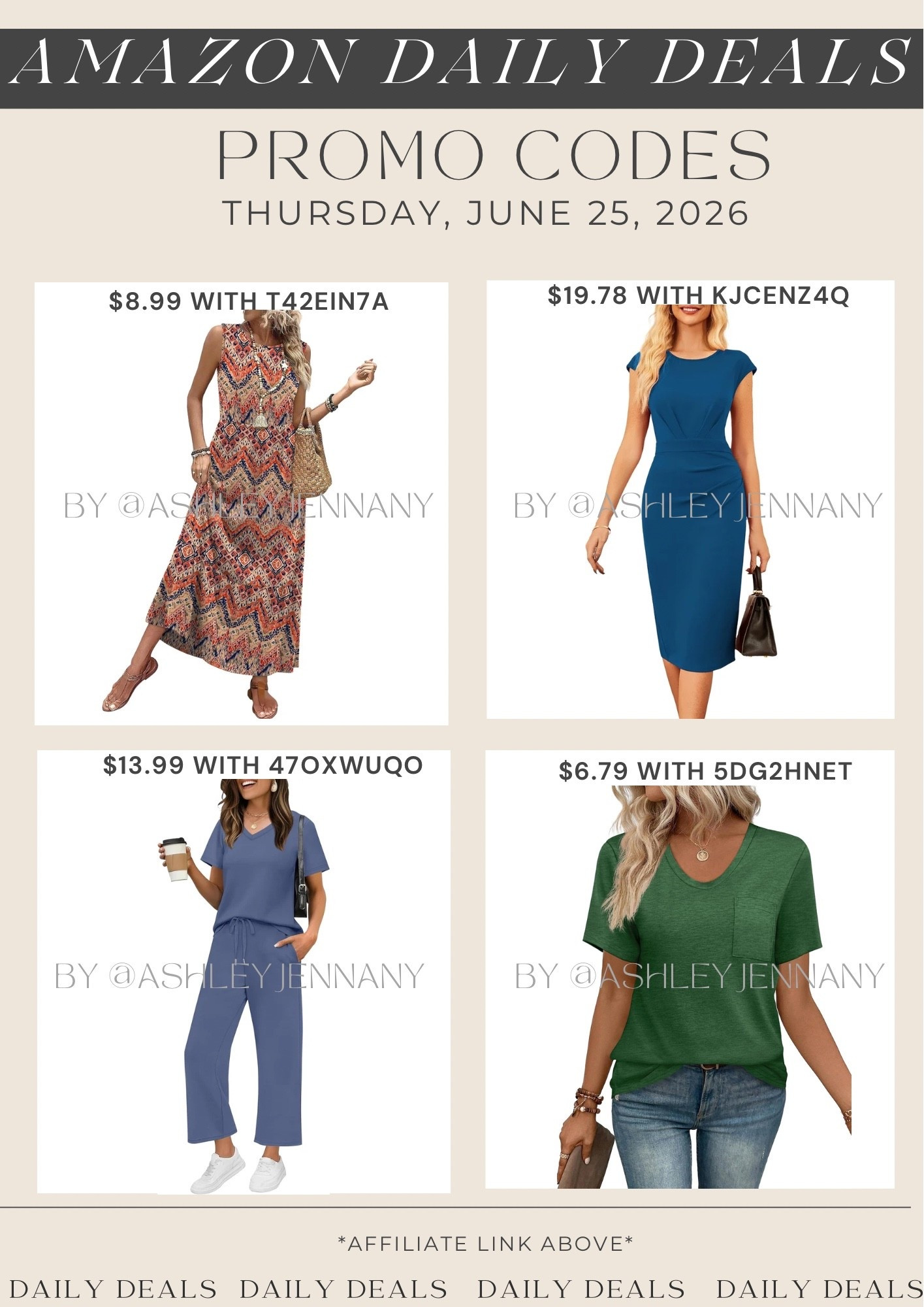 Amazon deals

#LTKSaleAlert #LTKMidsize #LTKootd