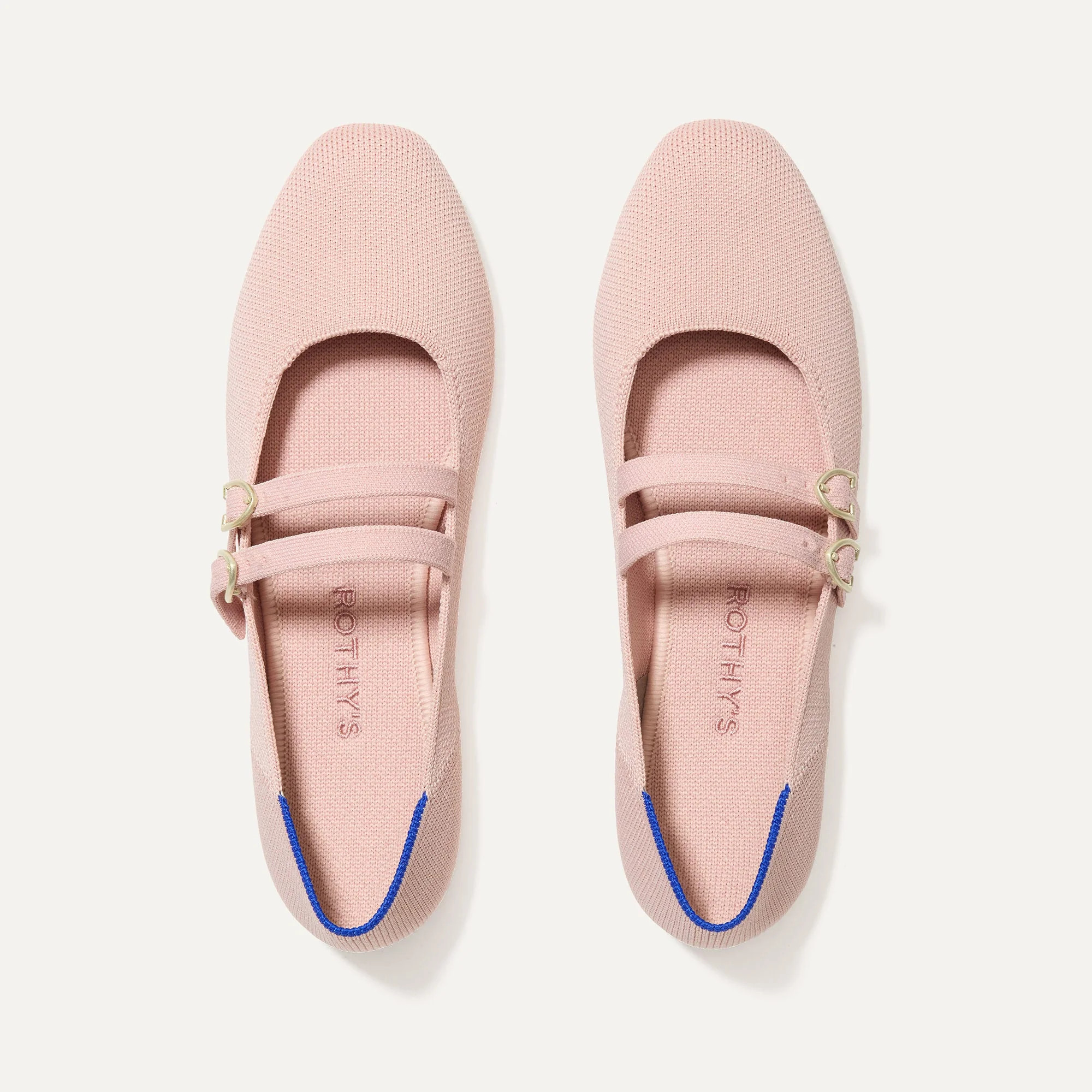 The Double Buckle Mary Jane in Ballerina | Rothy's | Rothy's